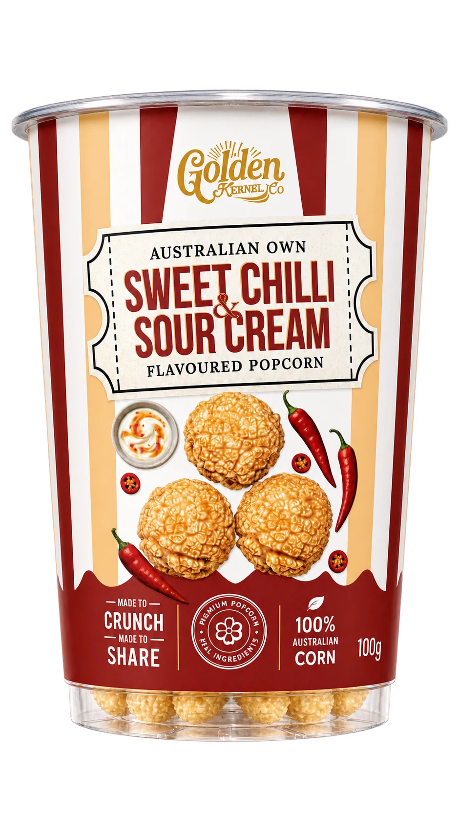 Sweet Chilli & Sour Cream 100g Snack Cups